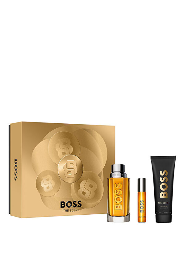 Hugo Boss The Scent EDT 100 ml Perfume + Travel Size 10 ml Perfume + EDT 100 ml Shower Gel Men's Perfume Set - 1