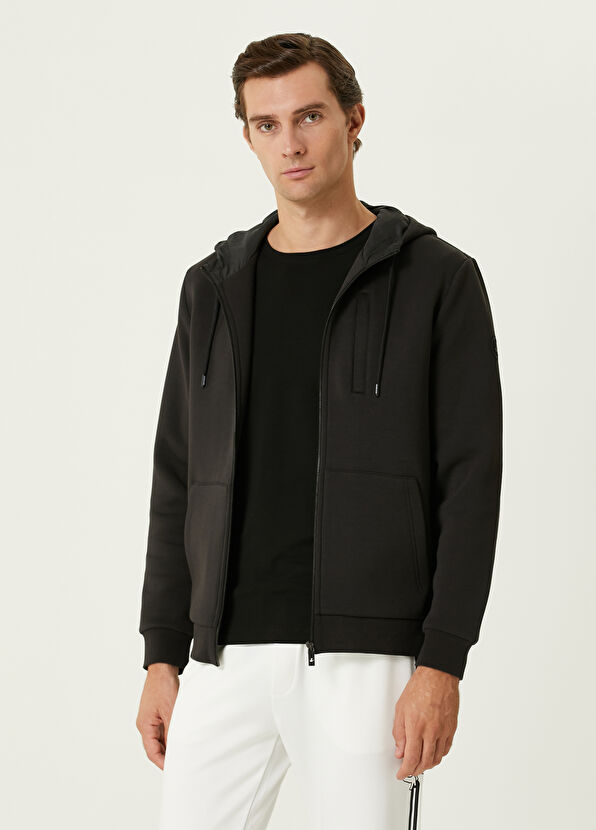 Beymen Club Black Hooded Quilted Garnish Coat - 1