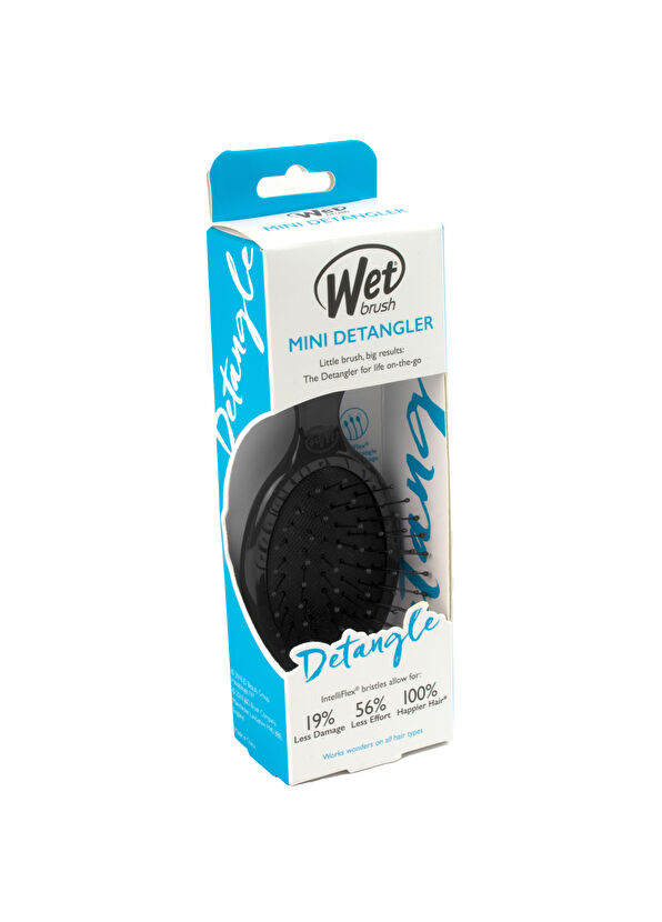Wet Brush Mini Detangler Siyah Dolaşık Açıcı Saç Fırçası  - 4