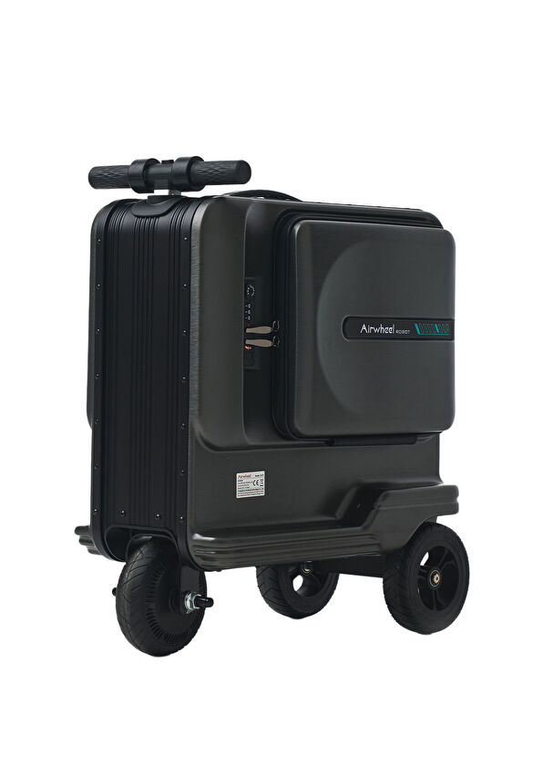 SE3T Siyah Kayıtlı Bagaj Elektrikli Binilebilir Scooter Valiz - Görsel 2