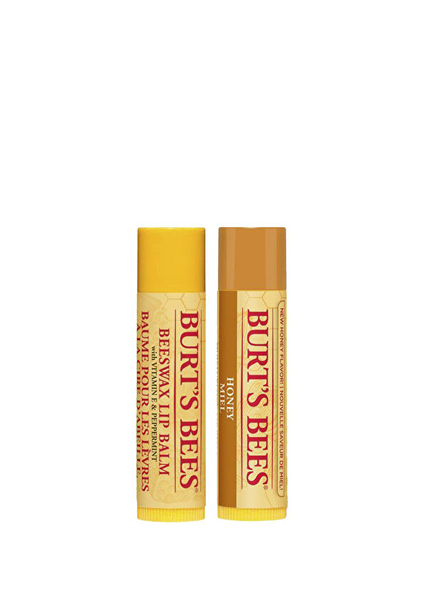 Burts Bees Beeswax ve Bal Aromalı Dudak Bakım Krem Seti - 1