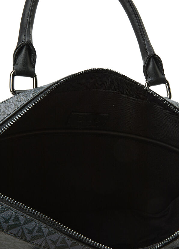Beymen Club Monogram Black Laptop Bag - 4