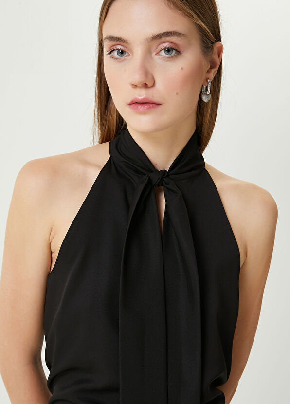 Beymen Collection Siyah İpek Bluz - 2