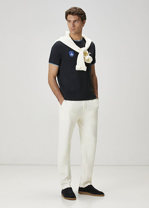 Beymen Club x Anadolu Efes Navy Blue Pique T-Shirt - 3