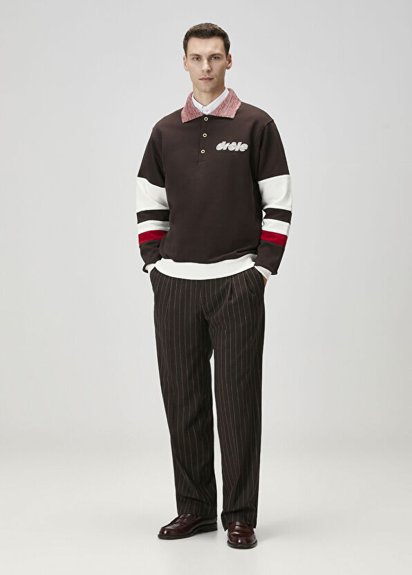 Drôle De Monsieur Koyu Kahverengi Sweatshirt - 1