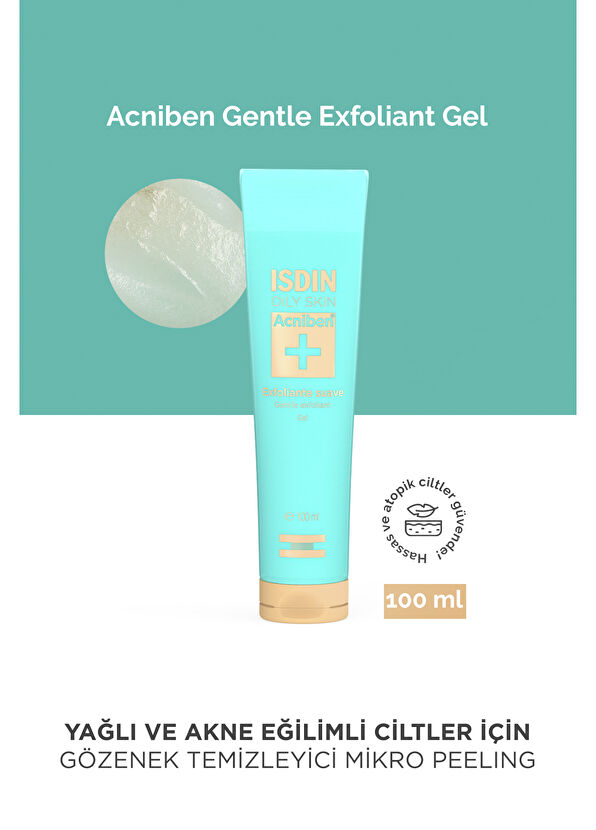 Isdin Acniben Exfoliant Arındırıcı Peeling Etkili Yüz Temizleyici Jel 100 ml - 2