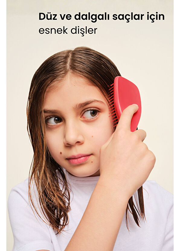 Tangle Teezer The Ultimate Wet Detangler Mini Pink Punch Hair Brush - 4