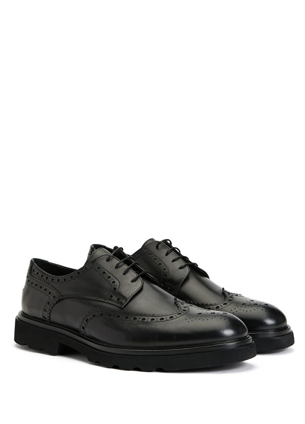 Beymen Club Black Men's Leather Shoes - 2
