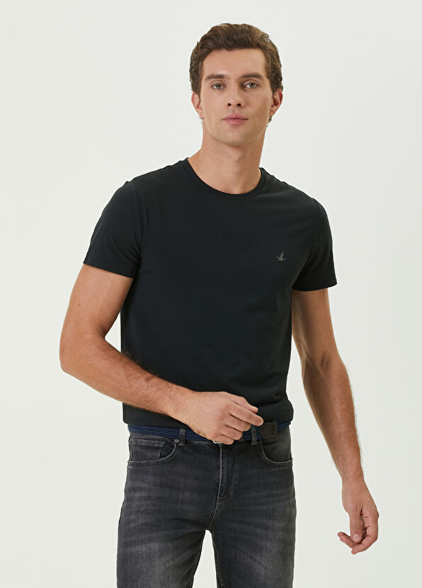 Beymen Club Cool Active Antrasit Basic T-shirt - 1