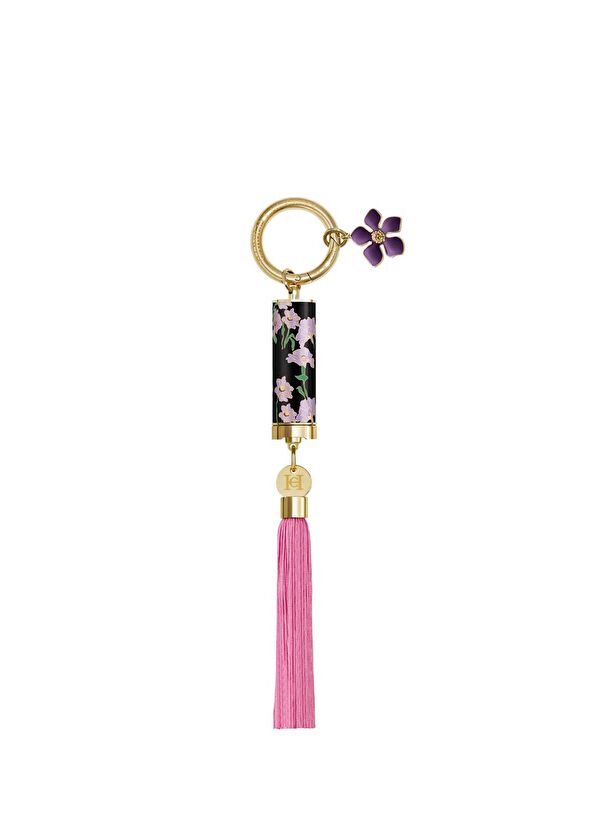 Carolina Herrera Mup Lipstick Cap Print Purple Flower - 1