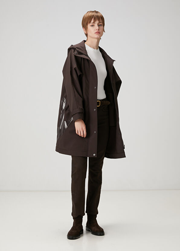 Beymen Club Kahverengi Kuş Aplikeli Kaban - 1