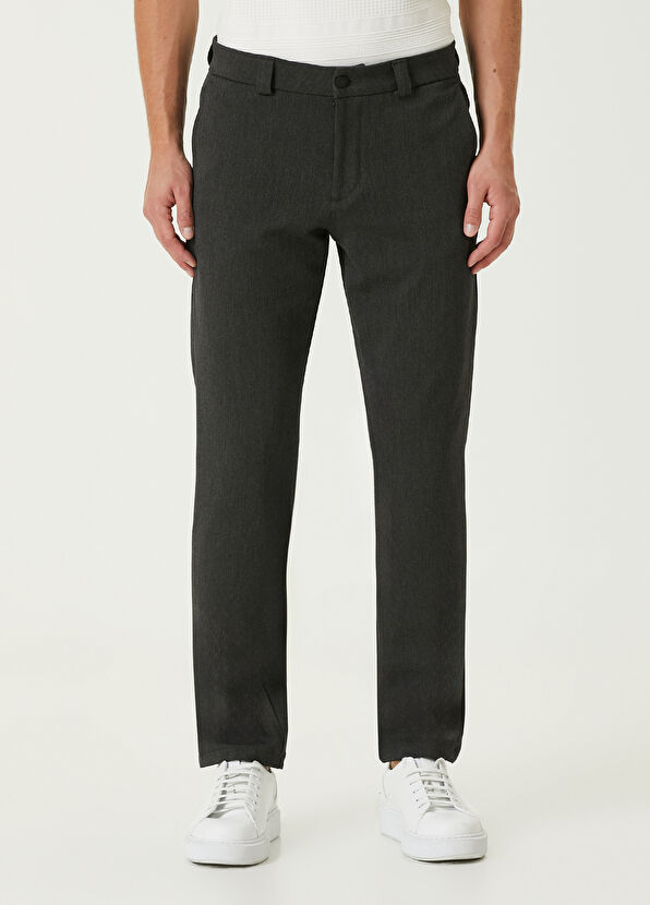 Beymen Club Slim Fit Dark Grey Pants - 2