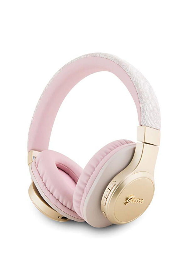 Guess Script Gold Bluetooth 5.3 Kulak Üstü Kulaklık - 1