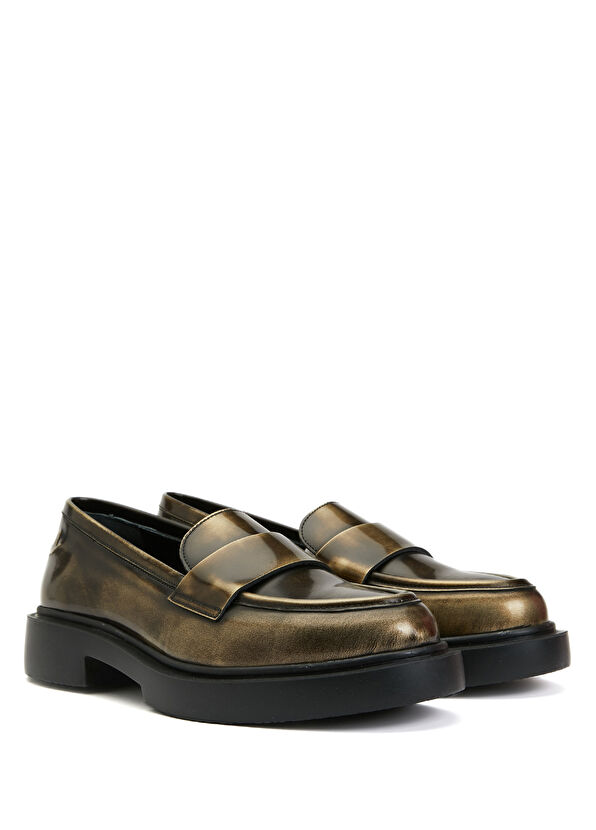 Beymen Club Gold Women's Leather Loafer - 2