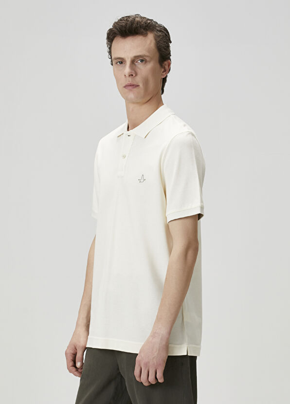 Beymen Club Krem Polo Yaka T-shirt - 4