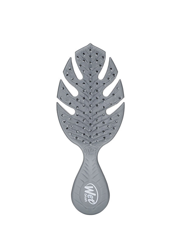 Wet Brush Go Green Mini Detangler Gri Dolaşık Açıcı Saç Fırçası  - 1