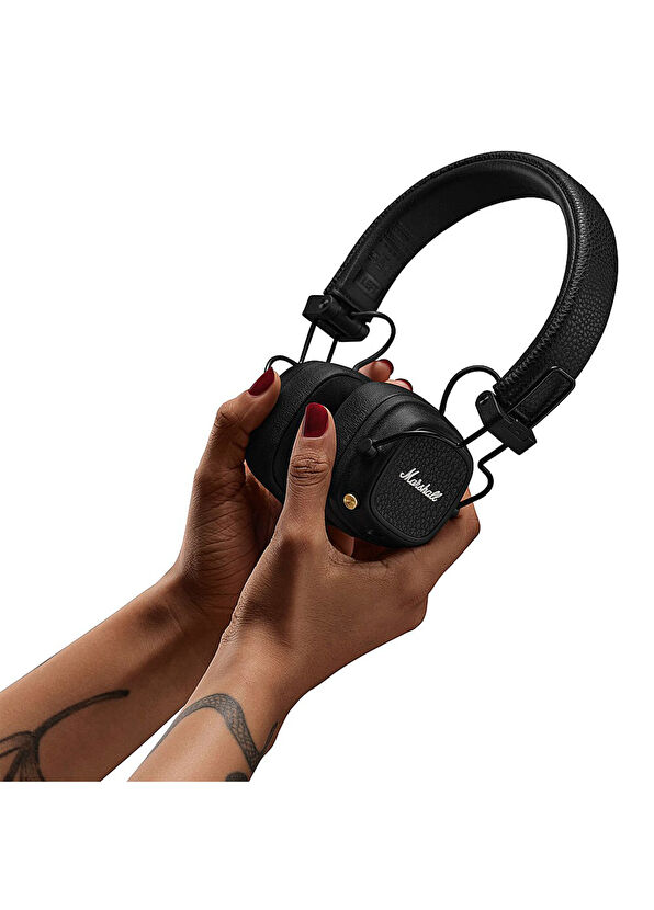 Marshall Major V Siyah Kulak Üstü Bluetooth Kulaklık - 4