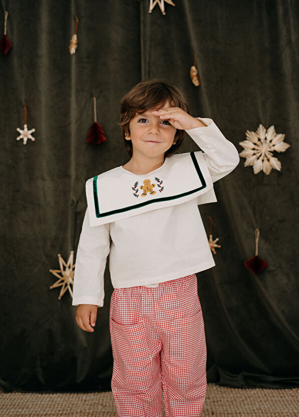 Ilo + Friends Barrel Checky Pants - 4