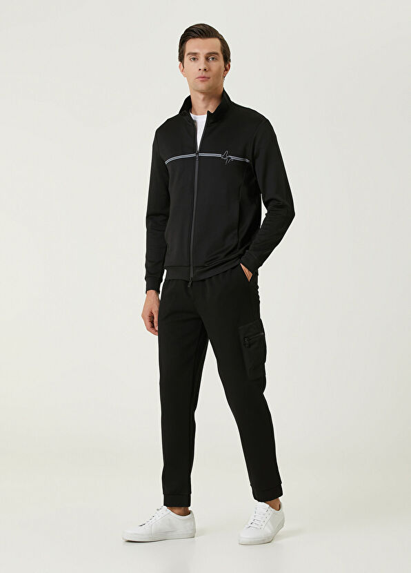 Beymen Club Siyah Çift Kaz Detaylı Sweatshirt - 3