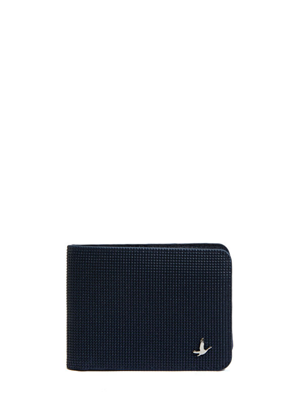 Beymen Club Navy Blue Men's Leather Wallet - 1