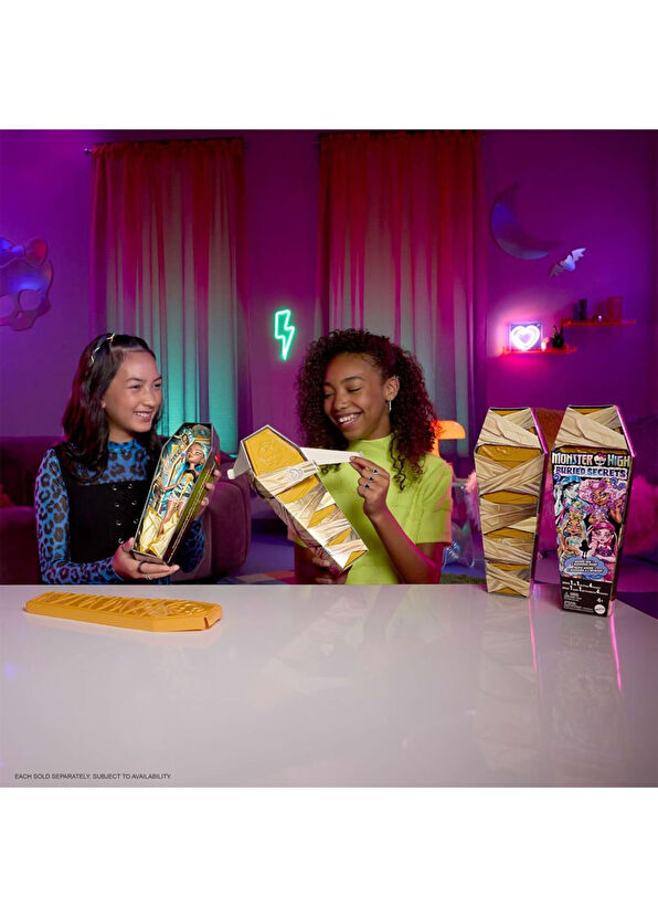Monster High Gizemli Sırlar Havalı Pijama Partisi Serisi Model Bebek - 2