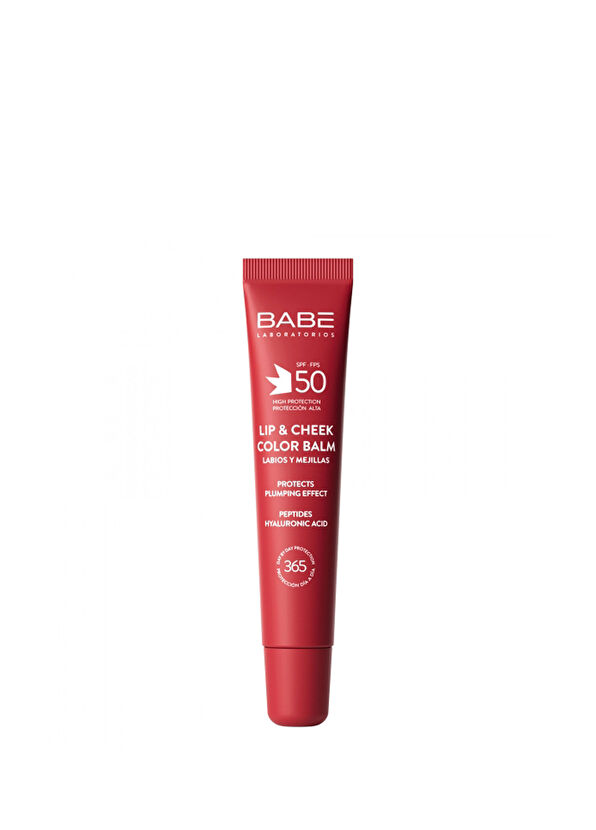 Babe Laboratorios Lip Cheek Balm Red SPF50  Dudak ve Yanak Balmı 20 ml - 1