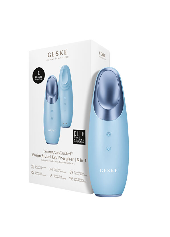 Geske Warm & Cool Eye Energizer (Soğutma ve Isıtma Sağlayan Titreşimli Mavi Akıllı Göz Çevresi Masaj Cihazı - 3