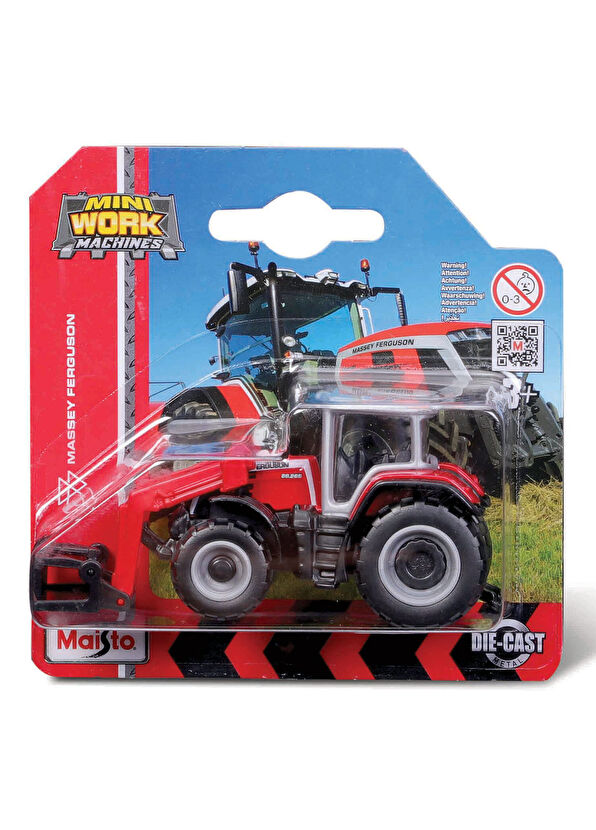 Maisto Massey Ferguson Mini İş Makinesi Oyuncak Traktör - 2