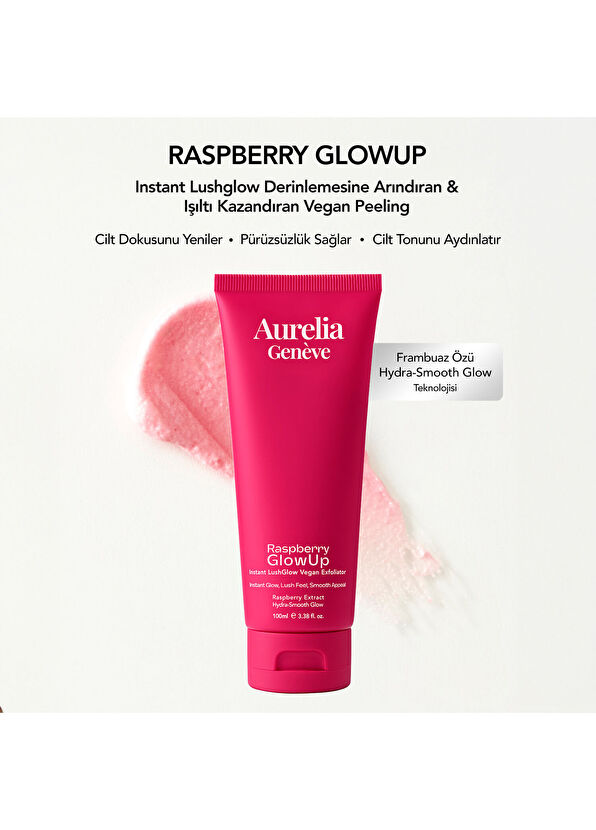 Aurelia Genève Raspberry Glowup Instant Lushglow Exfoliator - 3