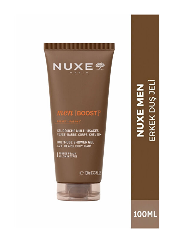 Nuxe Shower Gel 100 ml + Roll-on 50 ml + Anti-Aging Serum + Perfume + Bag Men's Care Set - 2