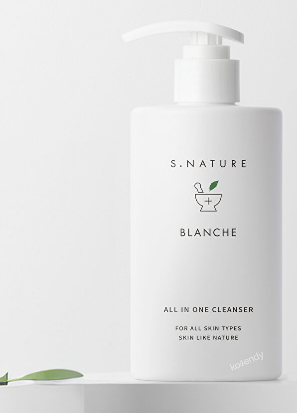 S.Nature Blanche All In One Cleanser Micro Anti-Dust and Barrier Supporting Facial Cleanser Gel 260 ml - 3