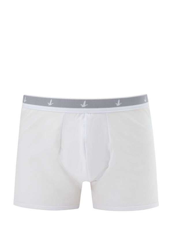 Beymen Club Beyaz Gri 2li Boxer - 1