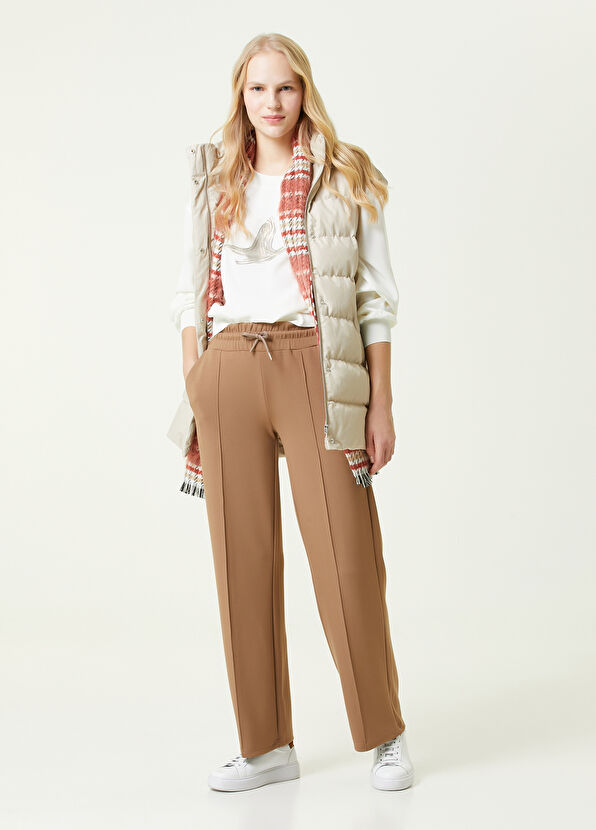 Beymen Club Vizon Nervürlü Bol Paça Pantolon - 1