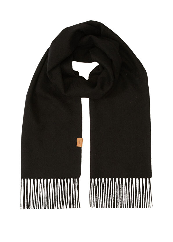 Beymen Club Siyah Erkek Kaşmir Karışımlı Yün Atkı - 1