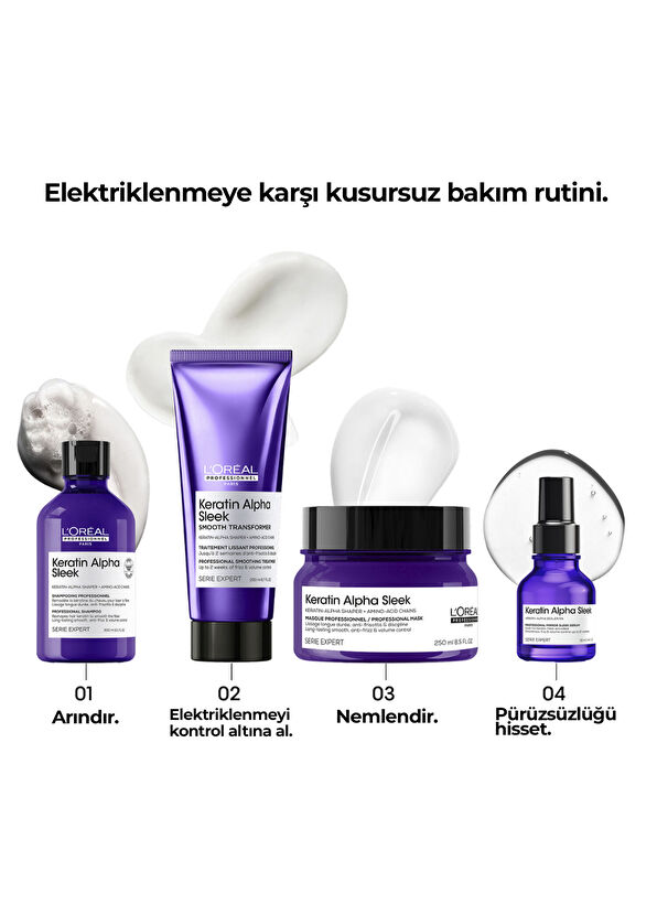 Loreal Professionnel Paris Serie Expert Keratin Alpha Sleek Strengthening Shampoo 1500 ml - 2