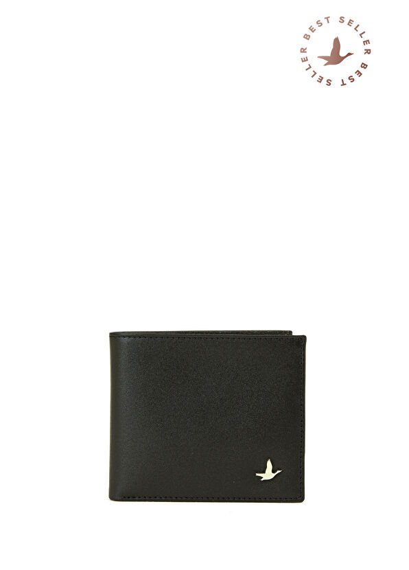Beymen Club Black Men's Leather Wallet - 1