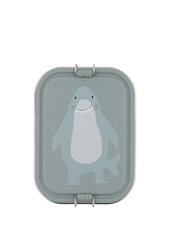 Trixie Mr.Shark Turquoise Large Size Kids Lunch Box - 4