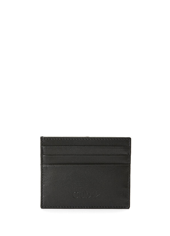Beymen Club Black Men's Leather Card Holder - 1