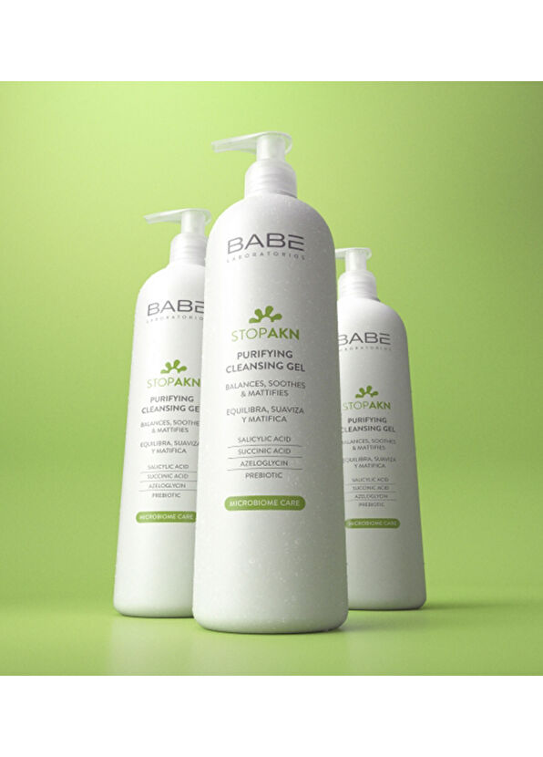 Babe Stop Akn Purifying Cleansing Gel Purifying Facial Cleansing Gel 400 ml - 2