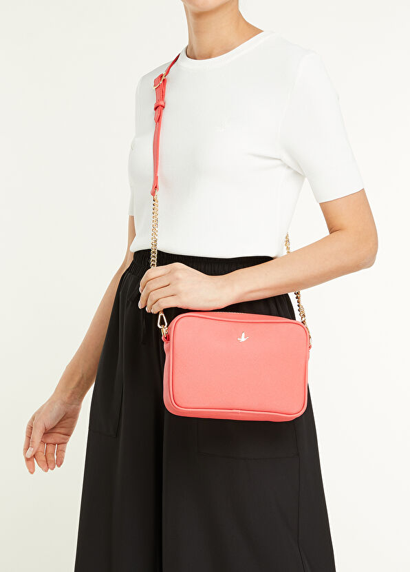 Beymen Club Nar Çiçeği Logolu Kadın Omuz Çantası - 2