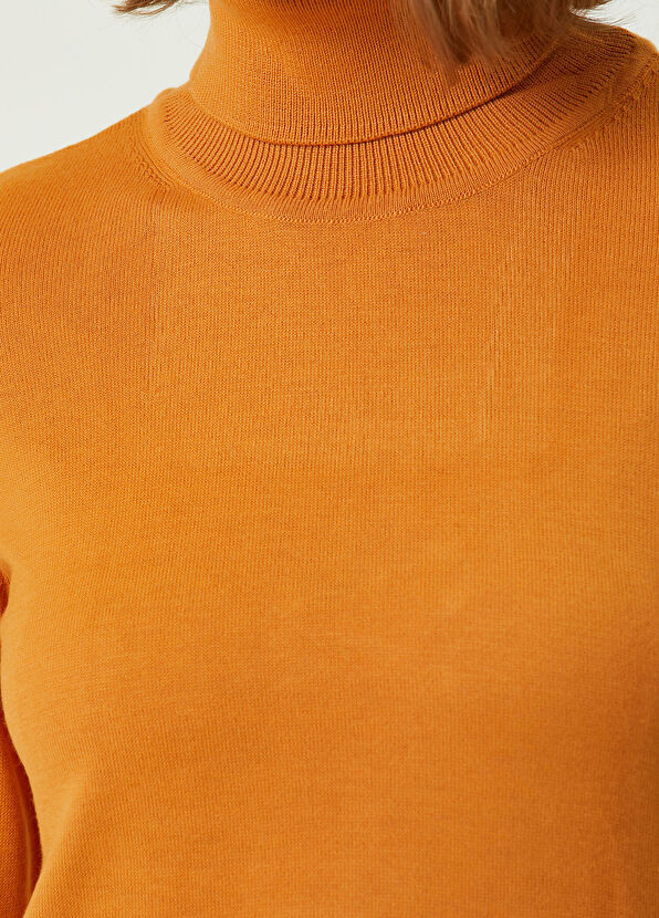 Beymen Club Orange Full Turtleneck Pullover - 3