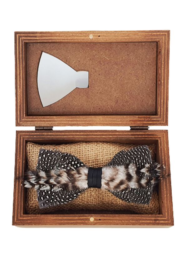 genius-bowtie Galileo Gri Süet Papyon - 2
