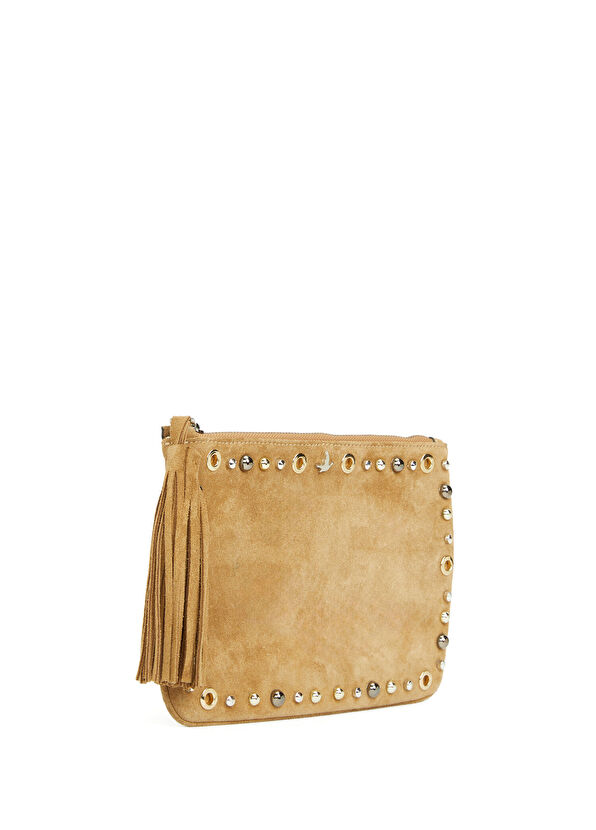 Beymen Club Camel Troklu Kadın Deri El Portföyü - 2