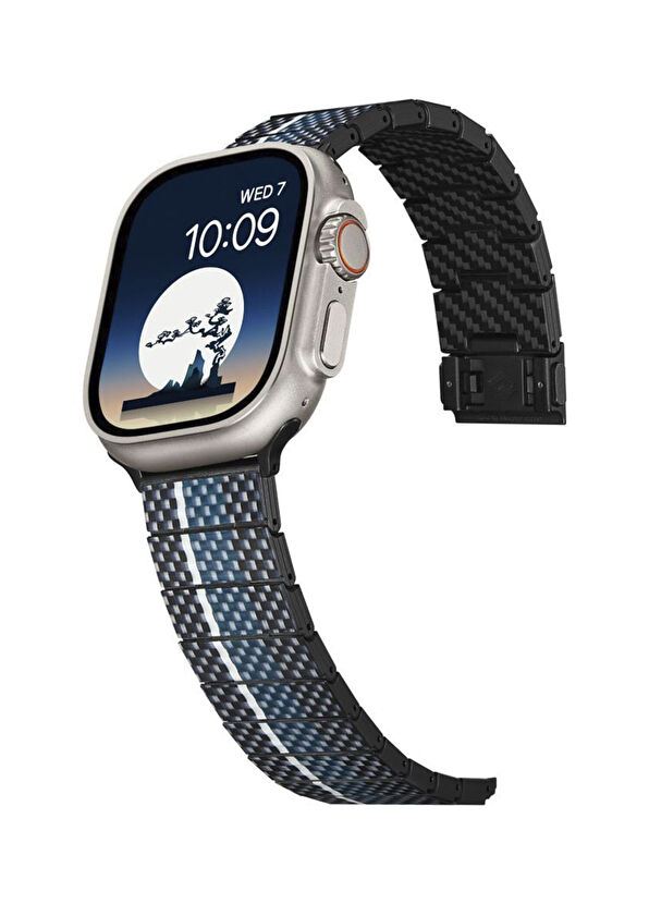 Pitaka ChromaCarbon Serisi Apple Watch / Ultra Uyumlu Aramid Fiber Kordon - 2