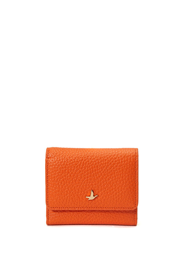 Beymen Club Turuncu Kadın Deri Cüzdan - 1
