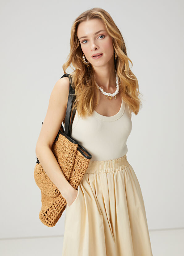 Beymen Club Ekru Kaşkorse Atlet - 1