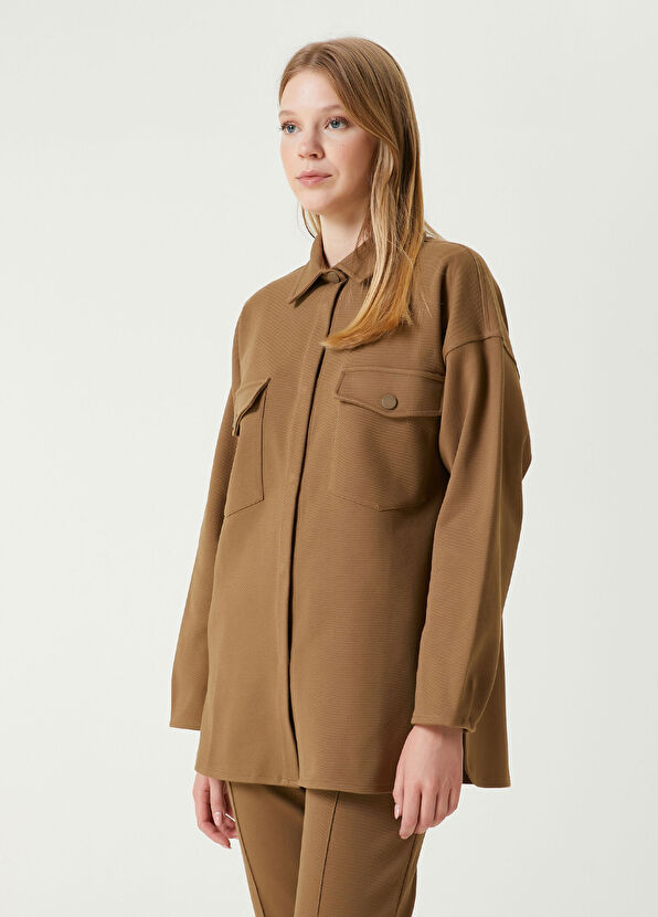 Beymen Club Camel Shirt Form Sweatshirt - 4