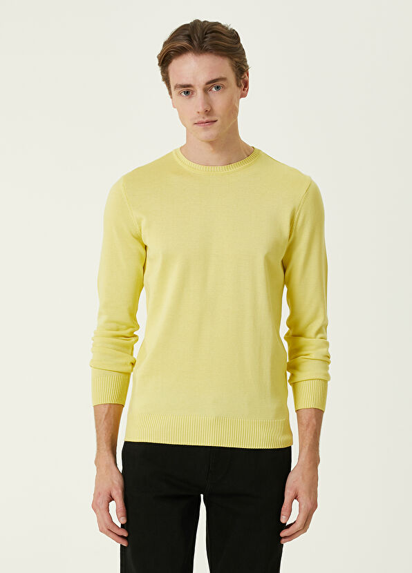 Beymen Club Sarı Basic Kazak - 1