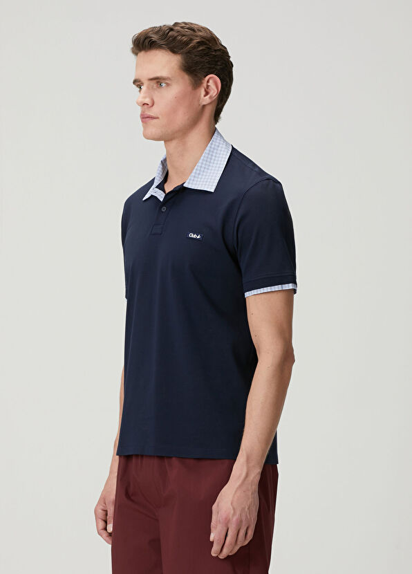 Beymen Club Lacivert Comfort Fit İnce Pike Polo T-shirt - 4