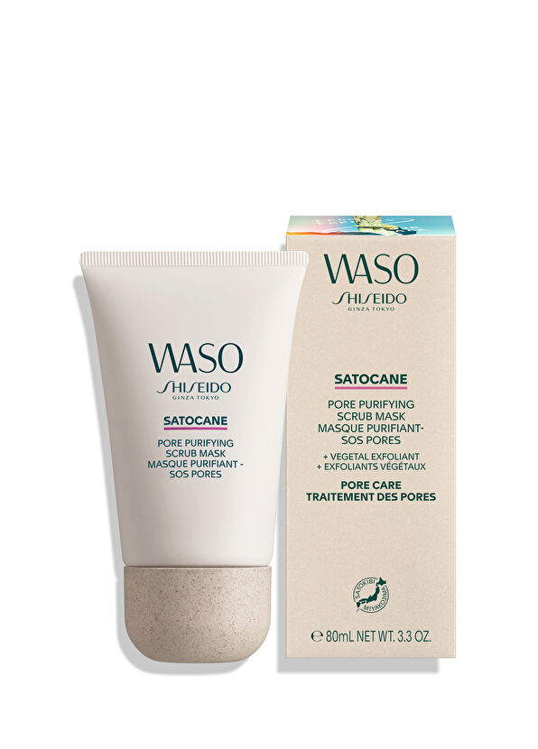 Shiseido Waso Satocane Pore Purifying Scrub 80 ml Maske - 2